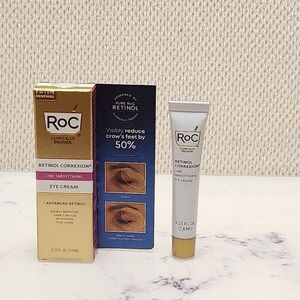 ROC Retinol Correxion Line Smoothing Eye Cream Mini Travel Size .25 Oz
